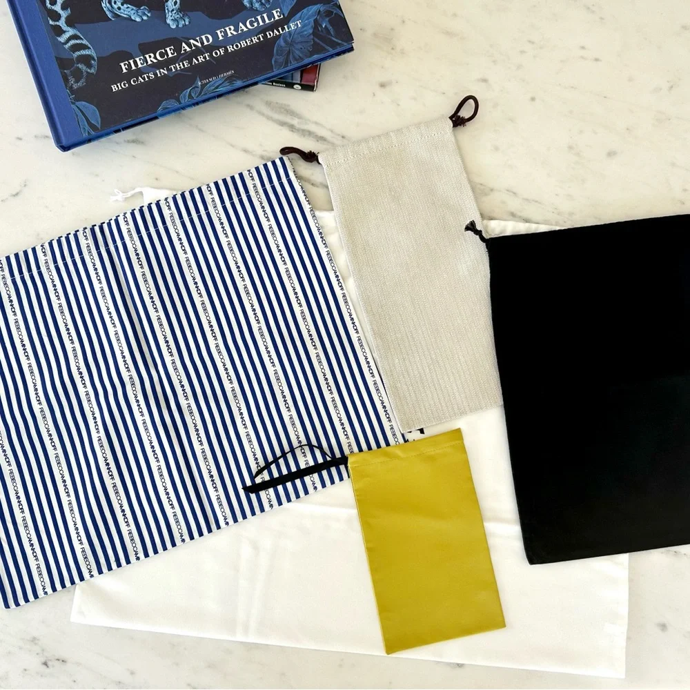 Assortment of Designer Dust Bag Collection